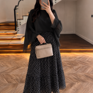 تنورة polka dots شيفون
